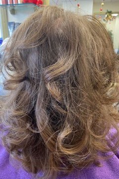 brown-wave-curl-from-behind-Ds-hair-creations-Guildford
