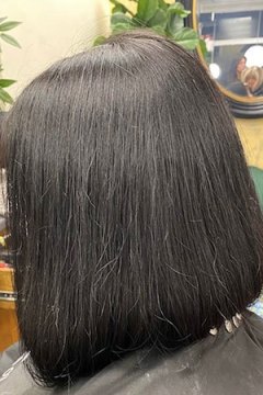 black-short-cut-bob-neck-Ds-hair-creations-Guildford