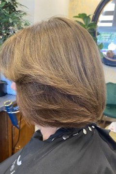 brown-tapered-back-style-Ds-hair-creations-Guildford